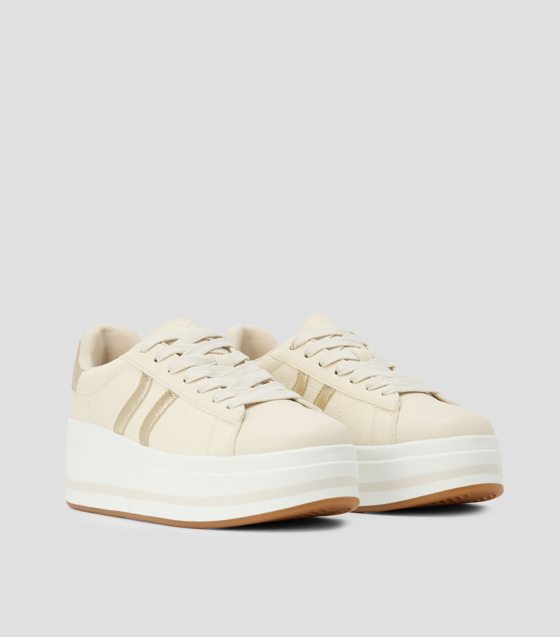 Tenis casuales franjas Mujer